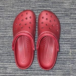 Red Crocs